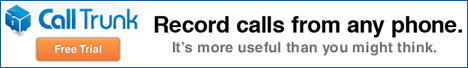 Record phone calls with Call Trunk